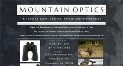 Desktop Screenshot of mountainoptics.com